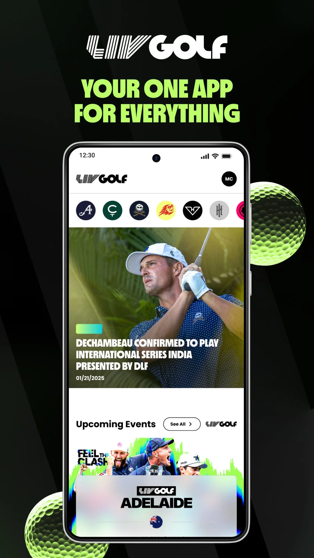 LIV Golf Plus Screenshot 1