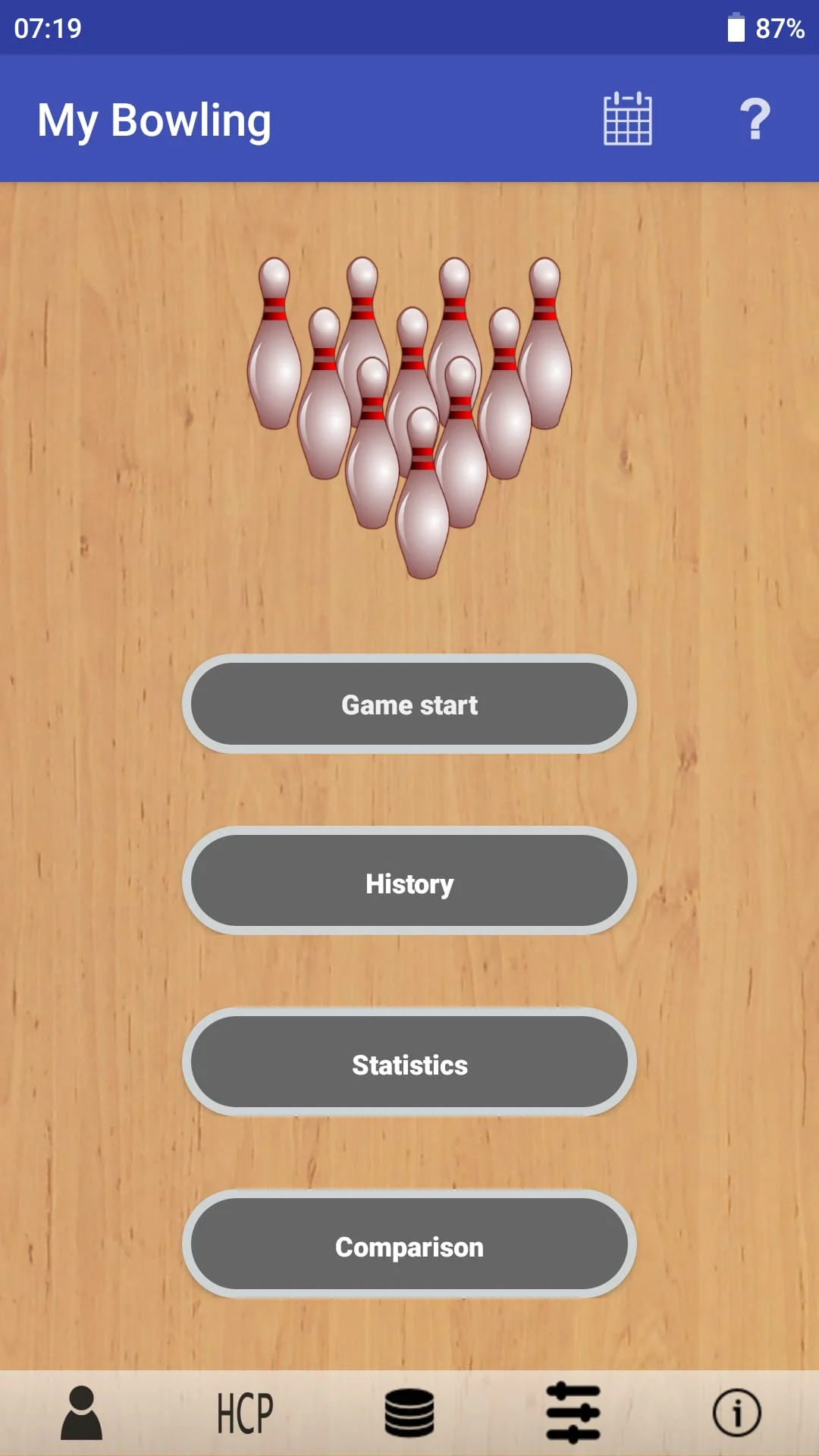 My Bowling Scoreboard Screenshot 1