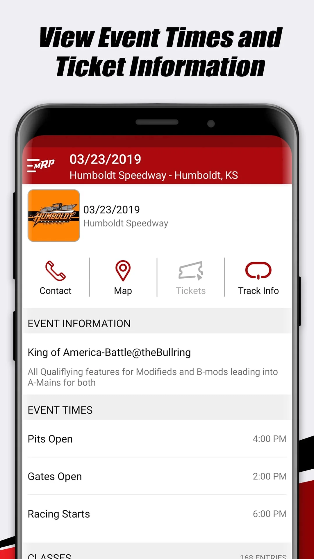 MyRacePass - Official MRP App Screenshot 3