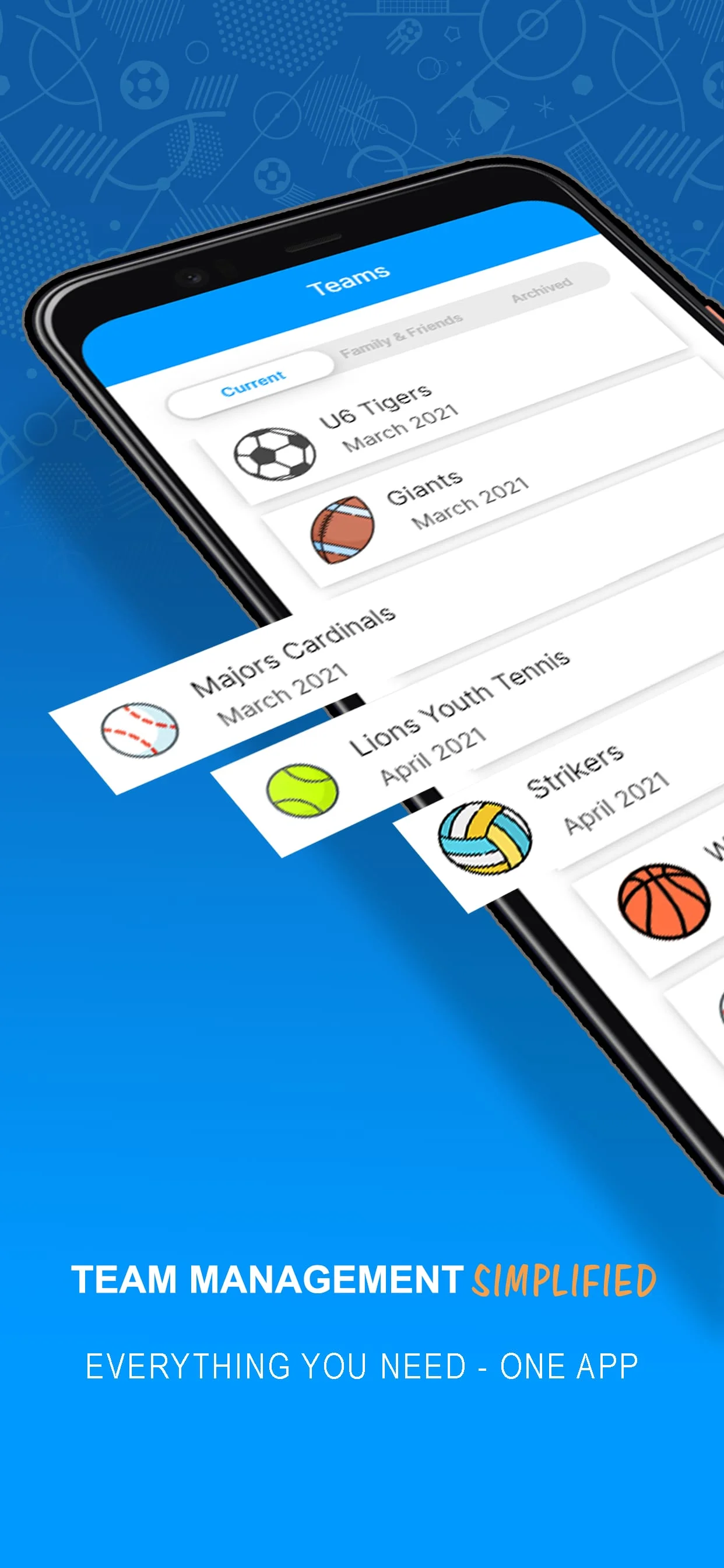 TeamSideline Screenshot 1