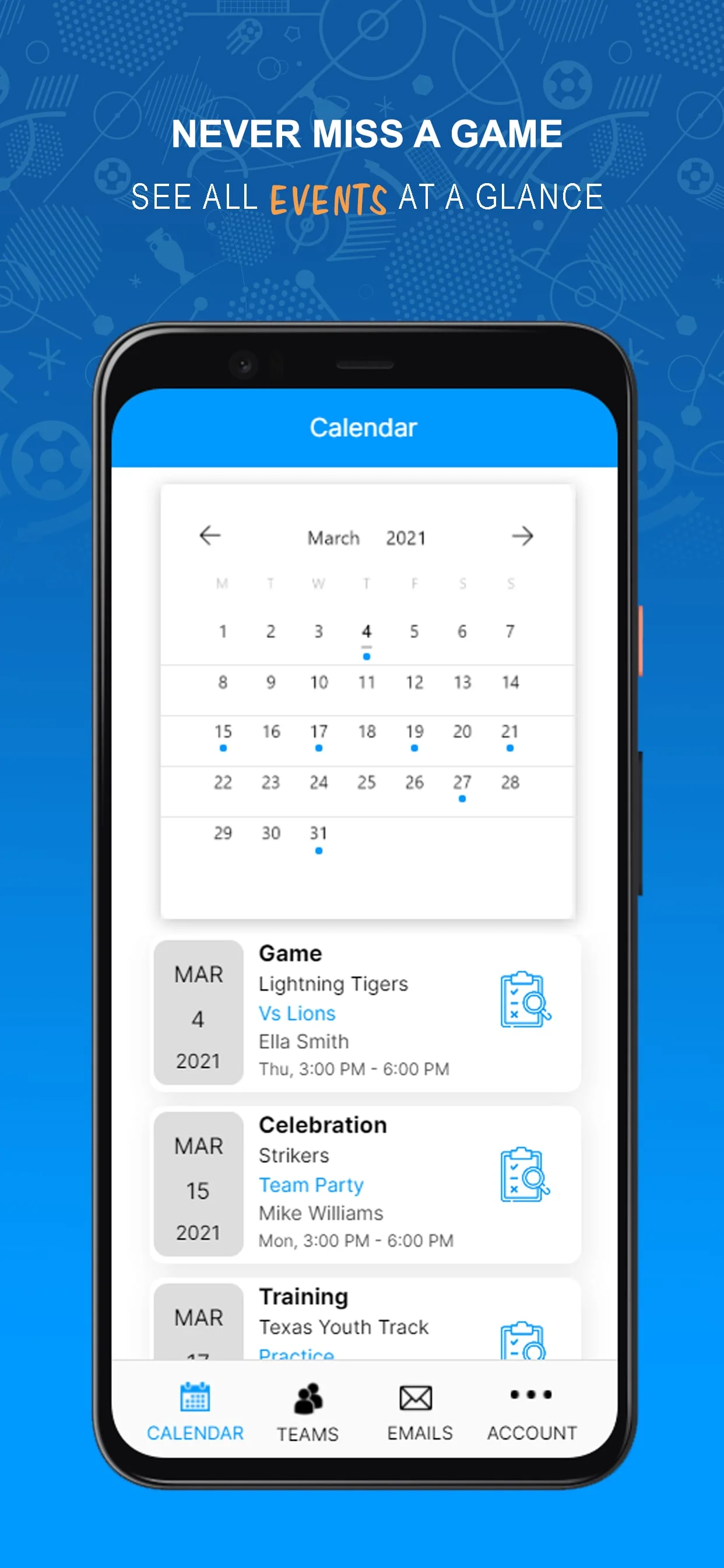 TeamSideline Screenshot 4