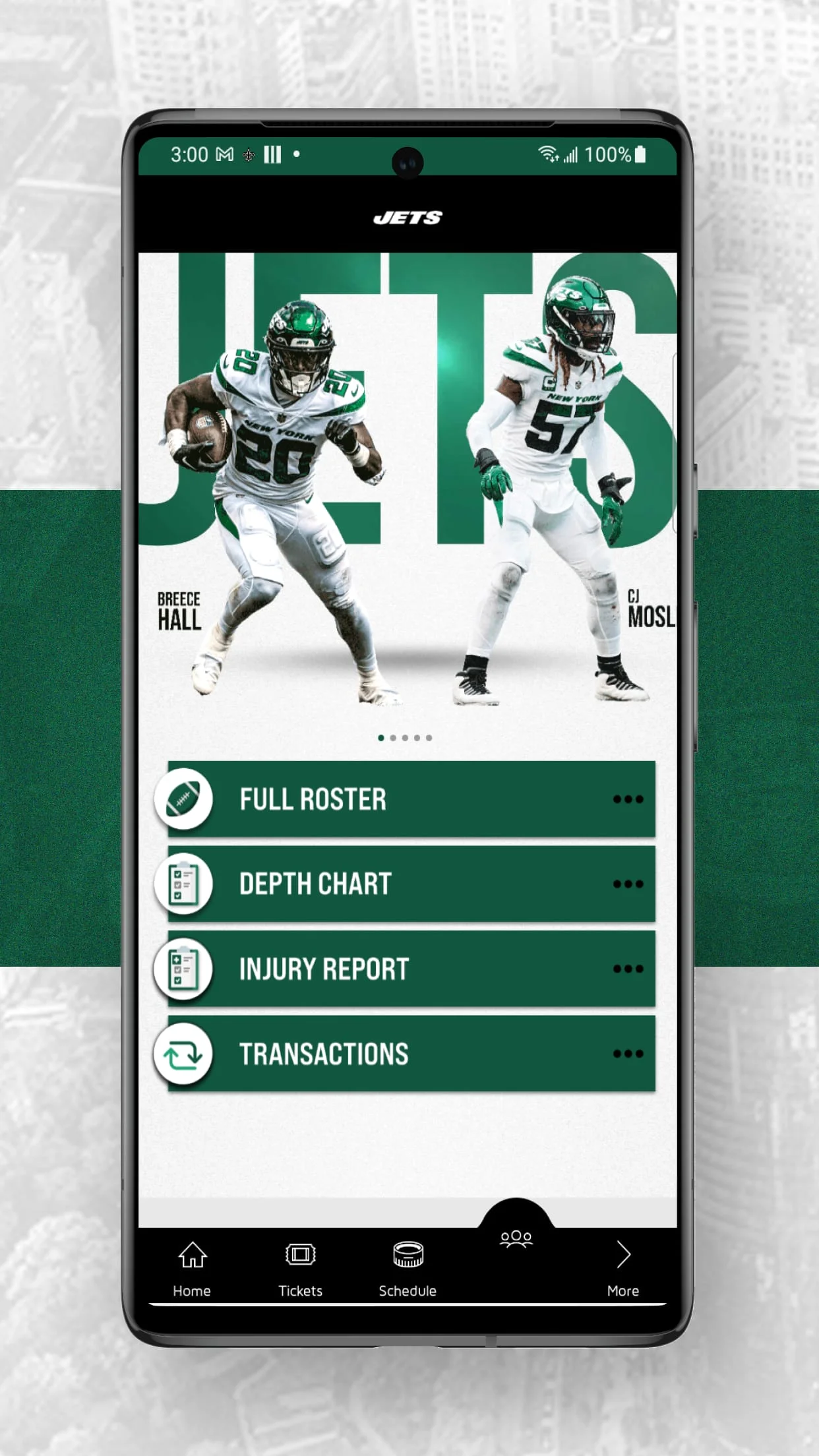 Official New York Jets Screenshot 3