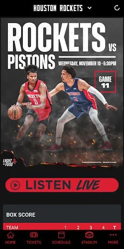 Houston Rockets Screenshot 1