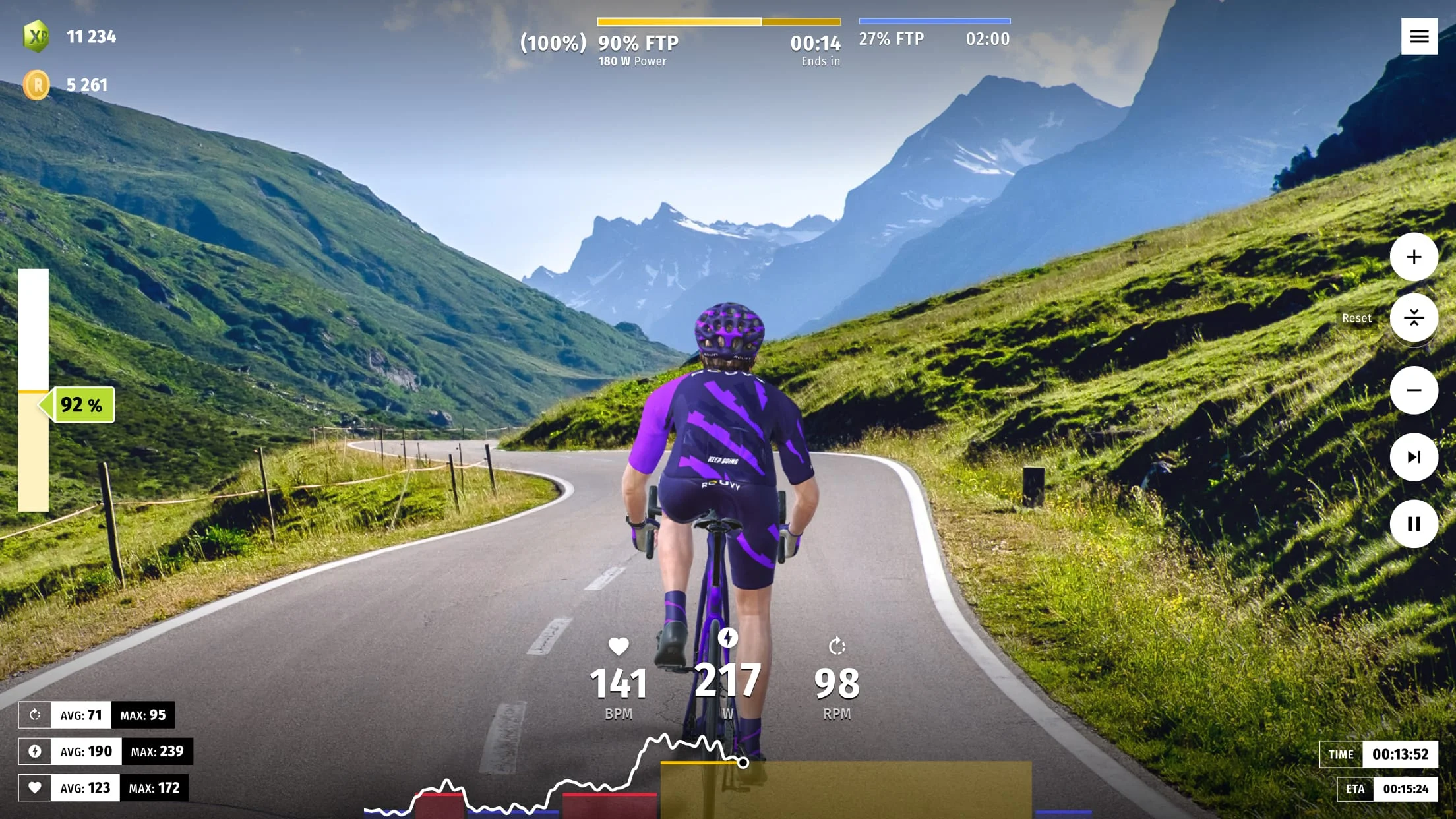 ROUVY: Indoor Cycling Training Screenshot 3