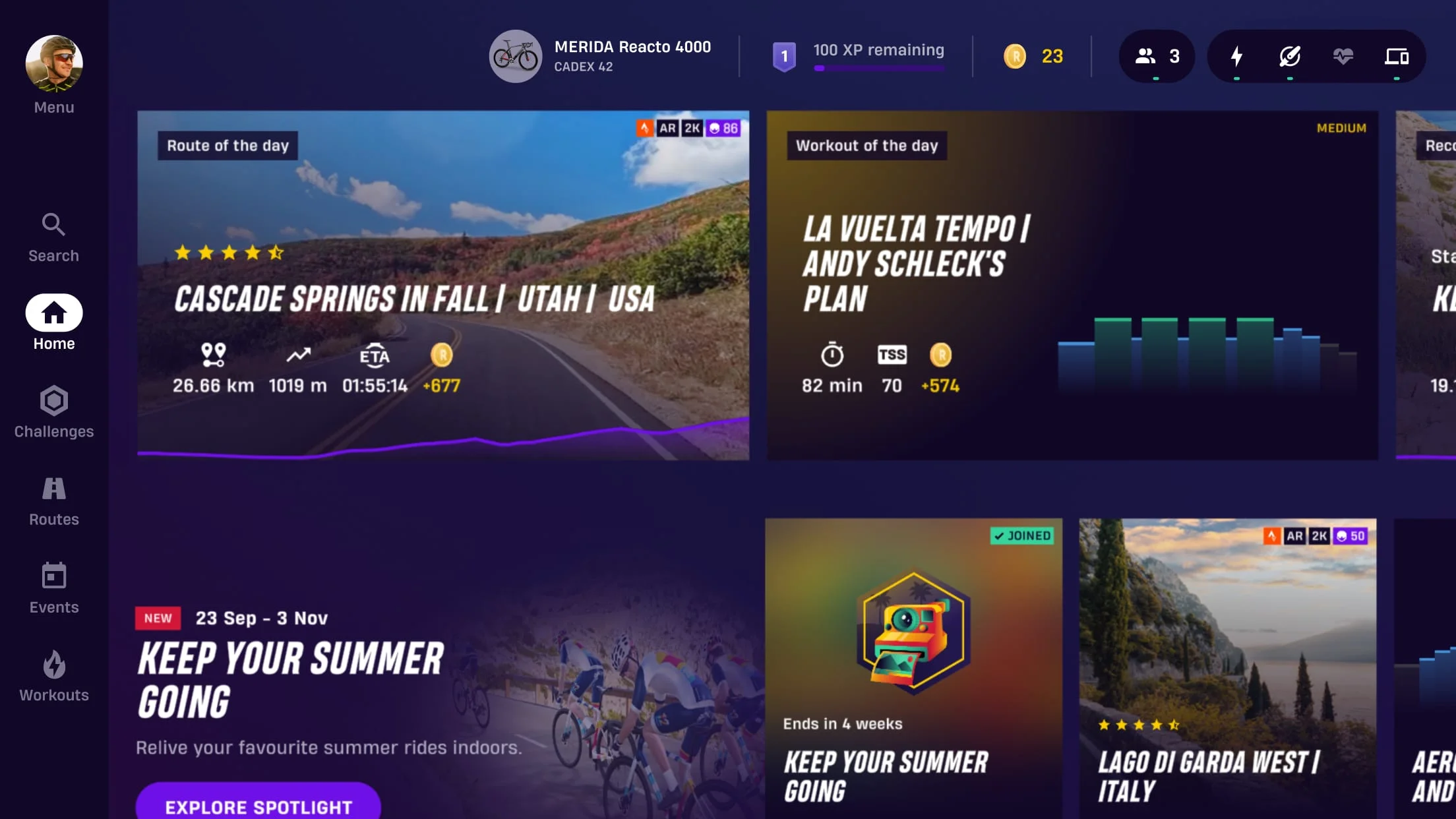 ROUVY: Indoor Cycling Training Screenshot 4
