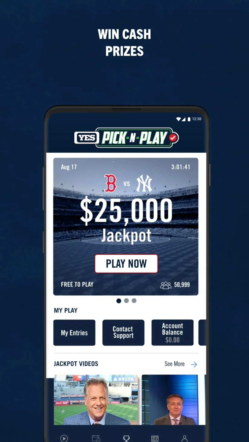 YES Network Screenshot 1