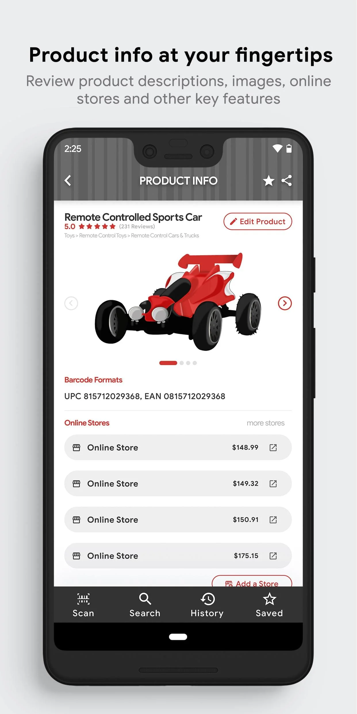 Barcode Lookup Screenshot 2
