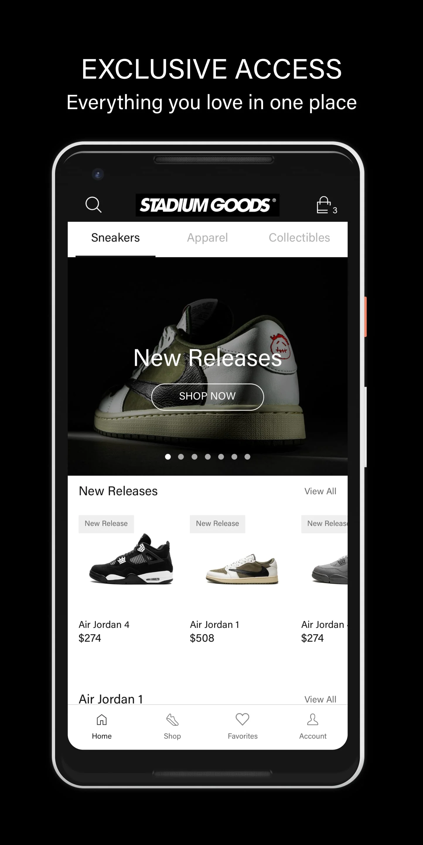 Stadium Goods - Buy Sneakers Screenshot 2