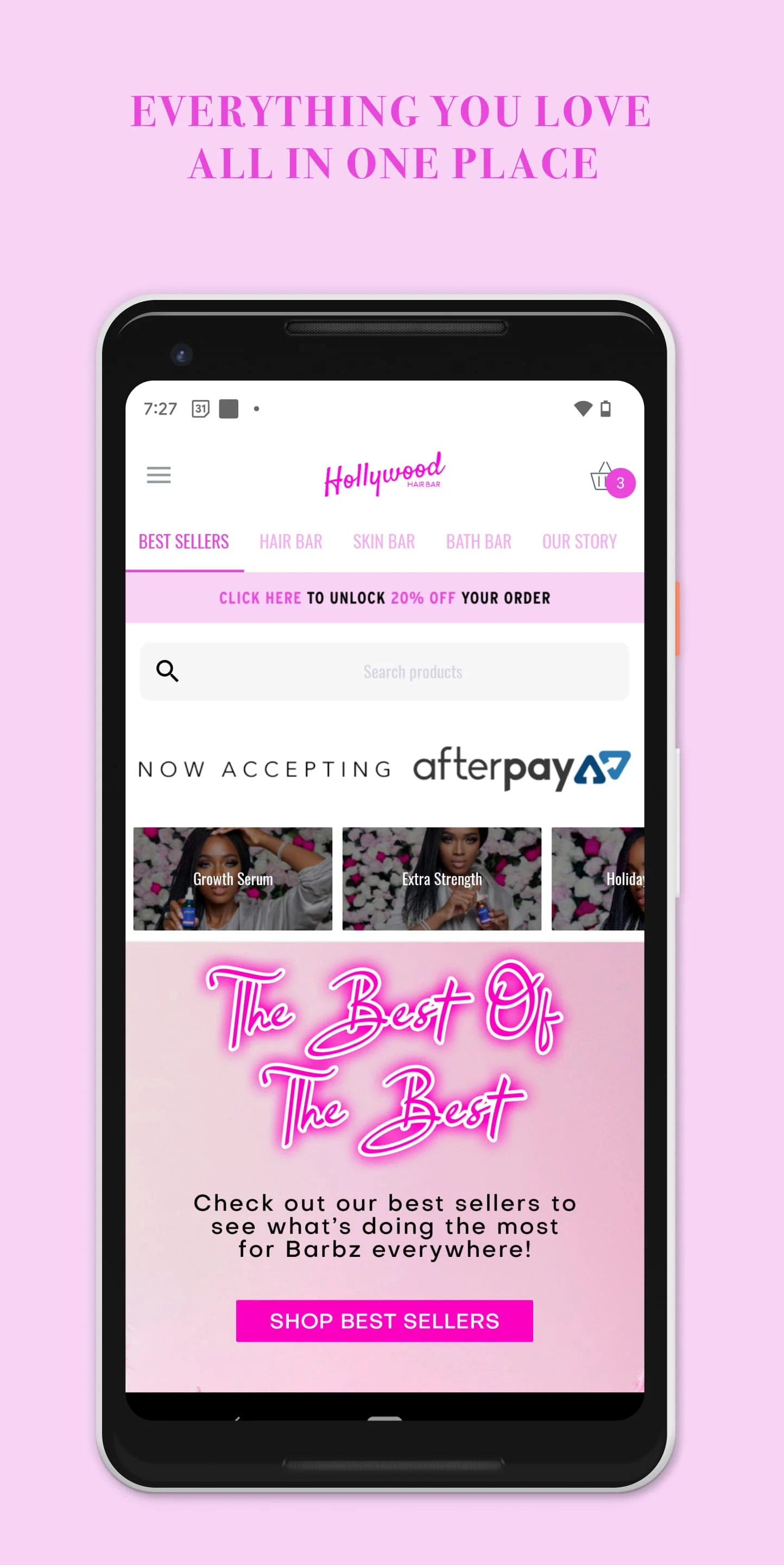 Hollywood Hair Bar Screenshot 2