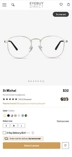 EyeBuyDirect Screenshot 3