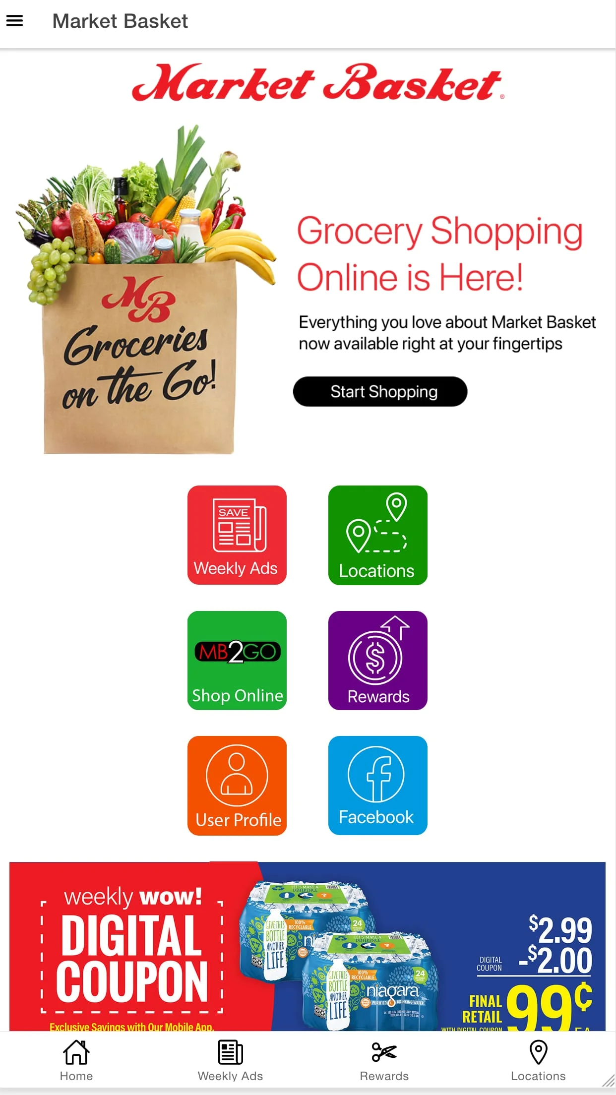 Market Basket TX-LA Screenshot 1