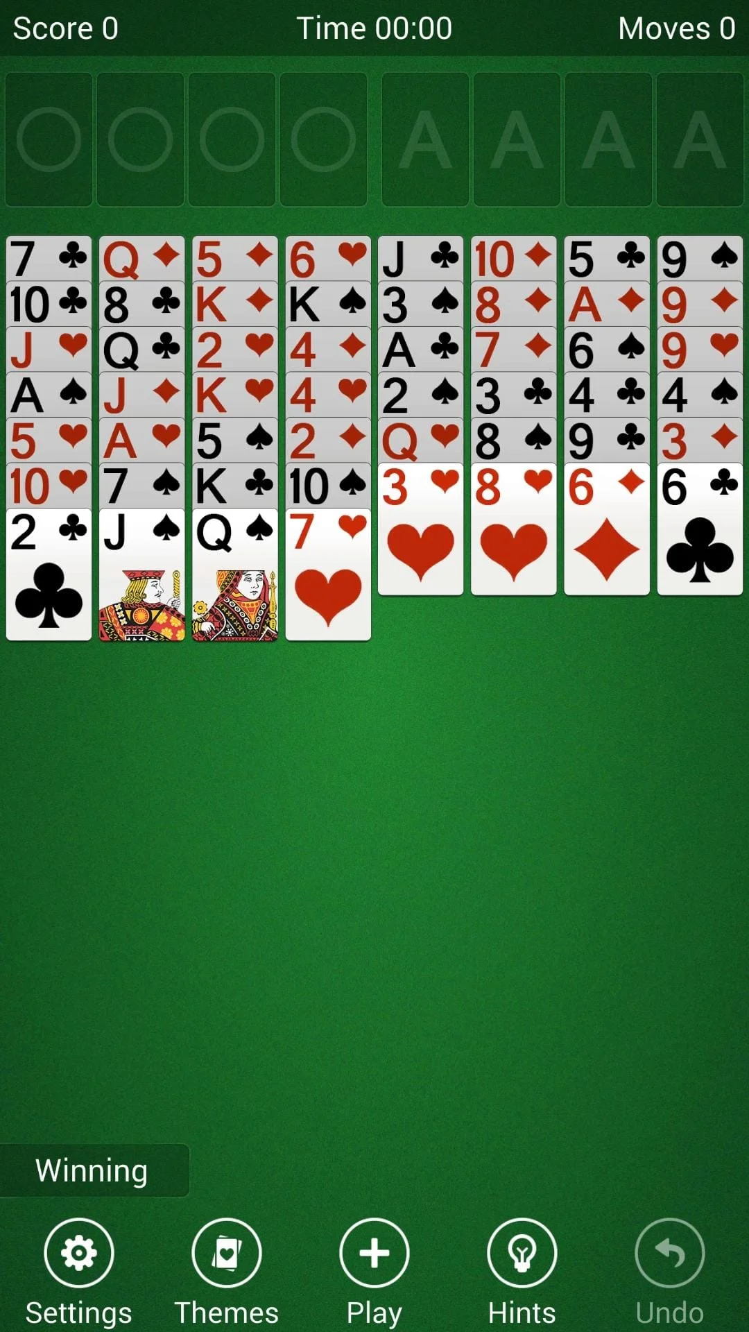 FreeCell Solitaire Screenshot 1