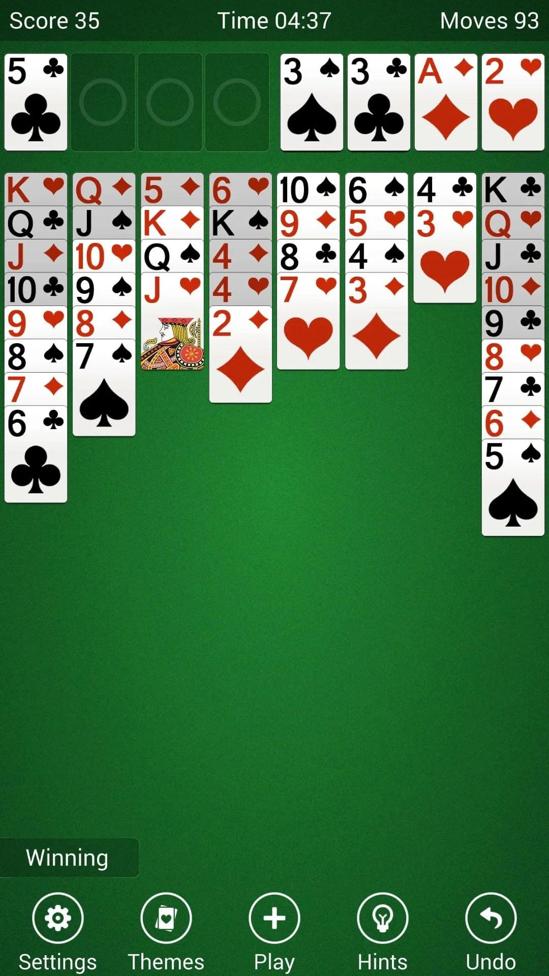 FreeCell Solitaire Screenshot 2