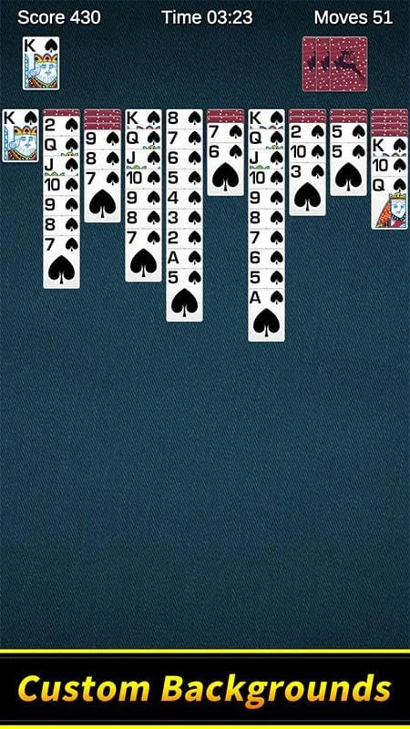 Spider Solitaire Screenshot 3