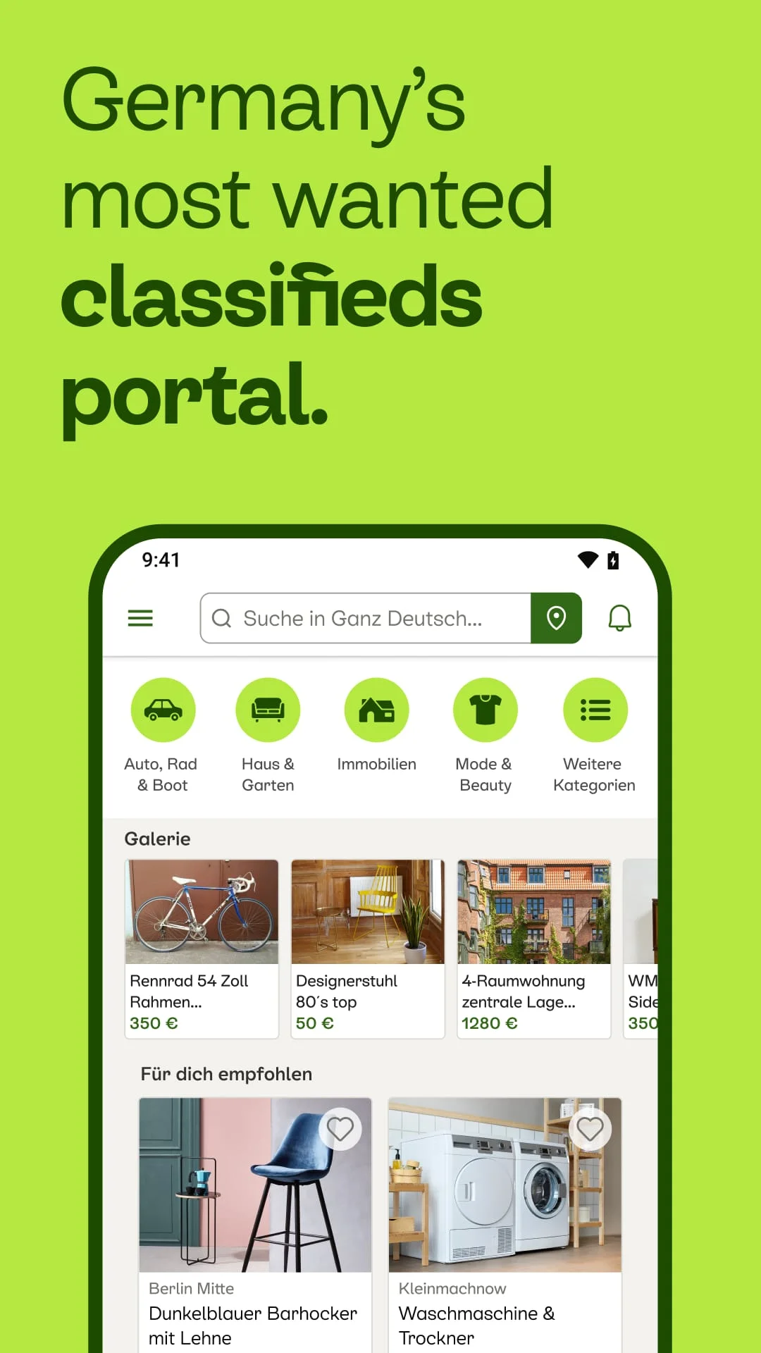 Kleinanzeigen - without eBay Screenshot 1