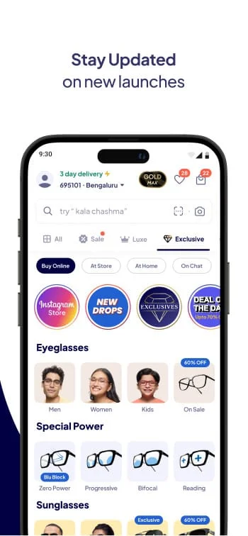Lenskart : Eyeglasses & More Screenshot 2