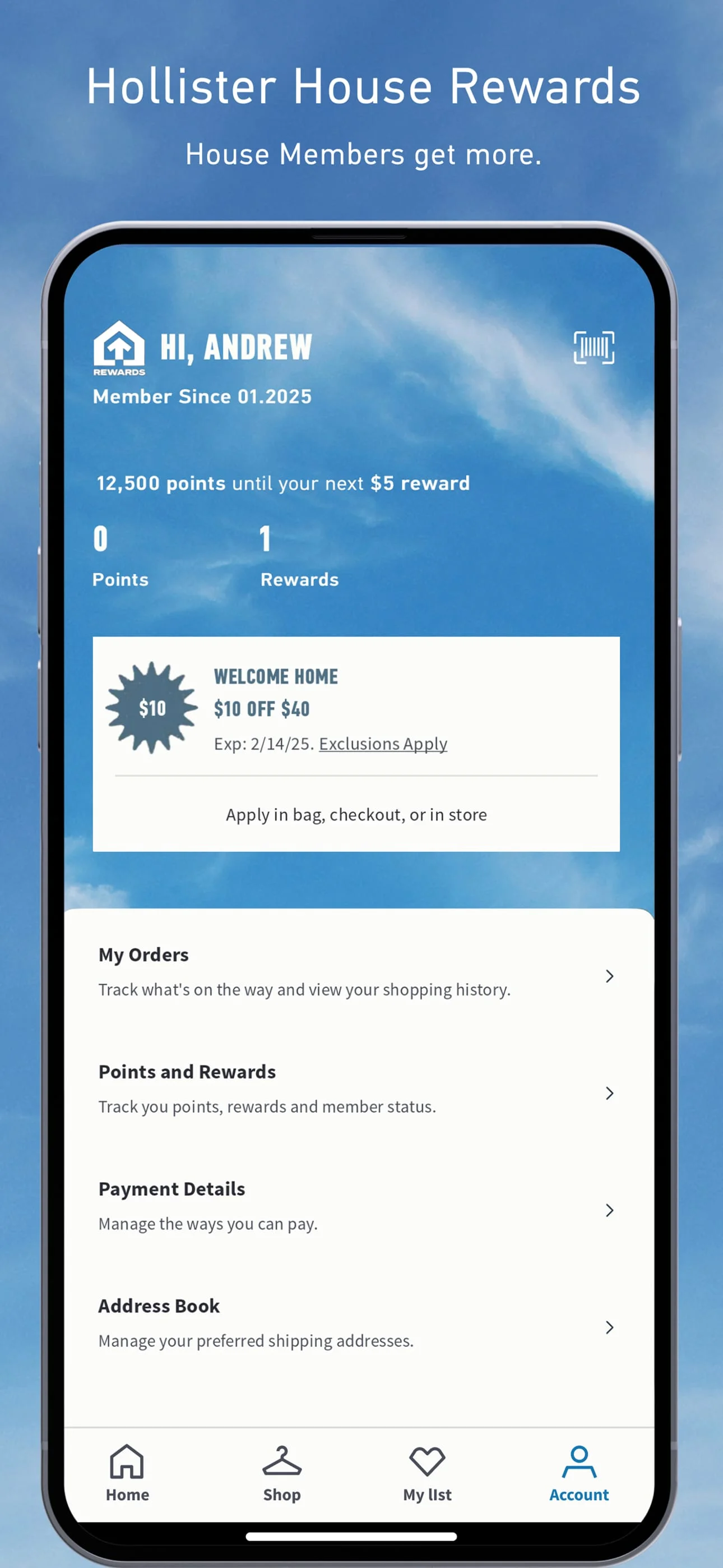 Hollister Co. Screenshot 2