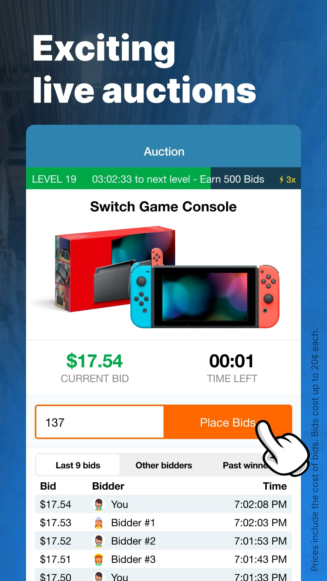 DealDash - Bid & Save Auctions Screenshot 2