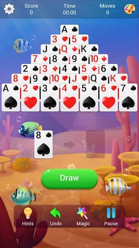 Pyramid Solitaire Screenshot 1