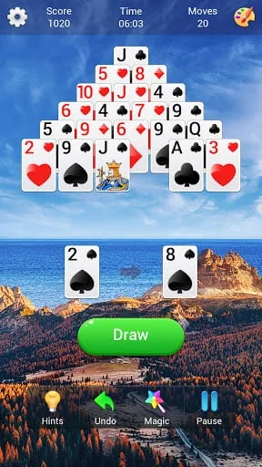 Pyramid Solitaire Screenshot 3