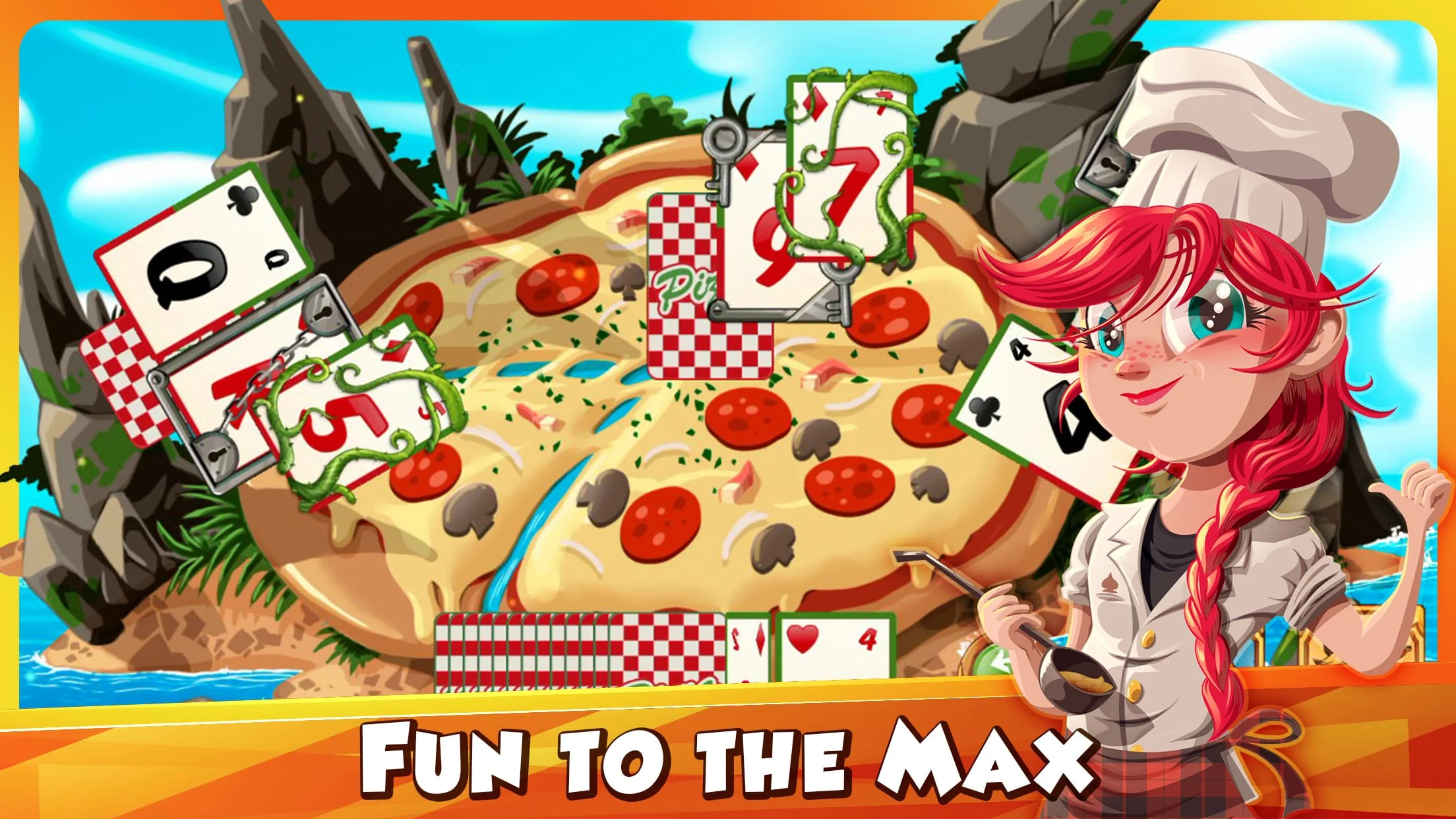 Solitaire Tripeaks Lost Worlds Screenshot 1