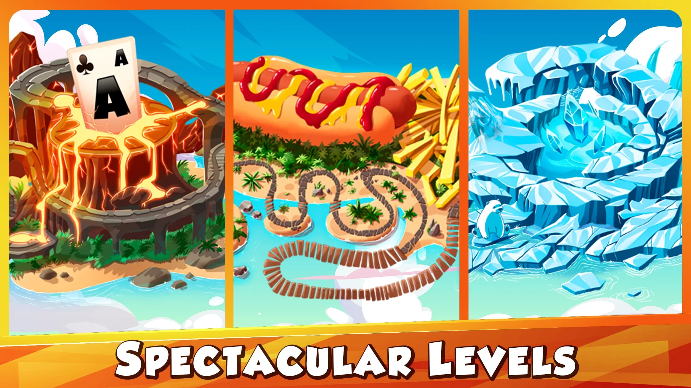 Solitaire Tripeaks Lost Worlds Screenshot 2