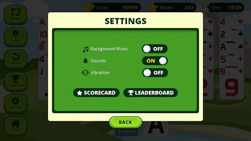 Golf Solitaire Screenshot 3