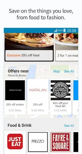 vouchercloud: deals & offers Screenshot 2