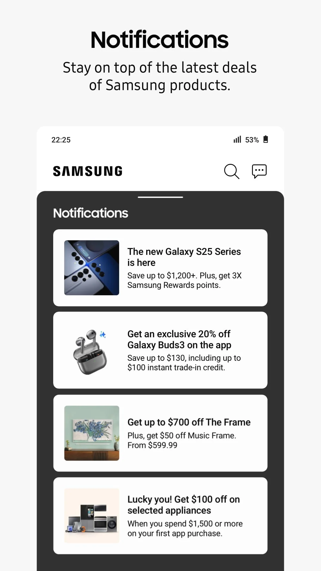 Shop Samsung Screenshot 4