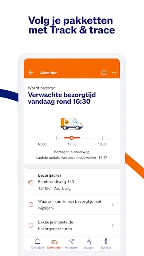 PostNL Screenshot 2