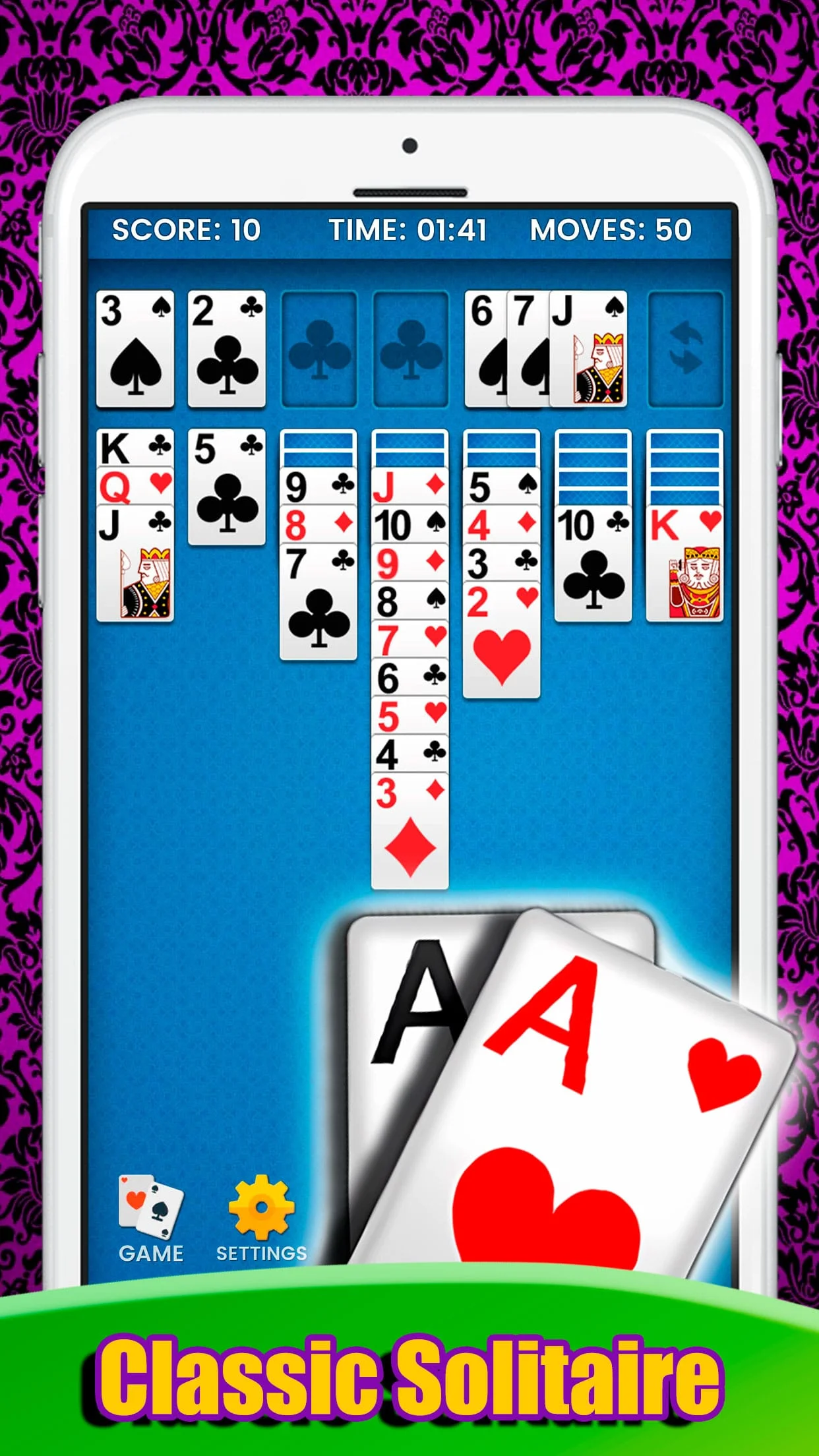 Classic Solitaire Klondike Screenshot 1