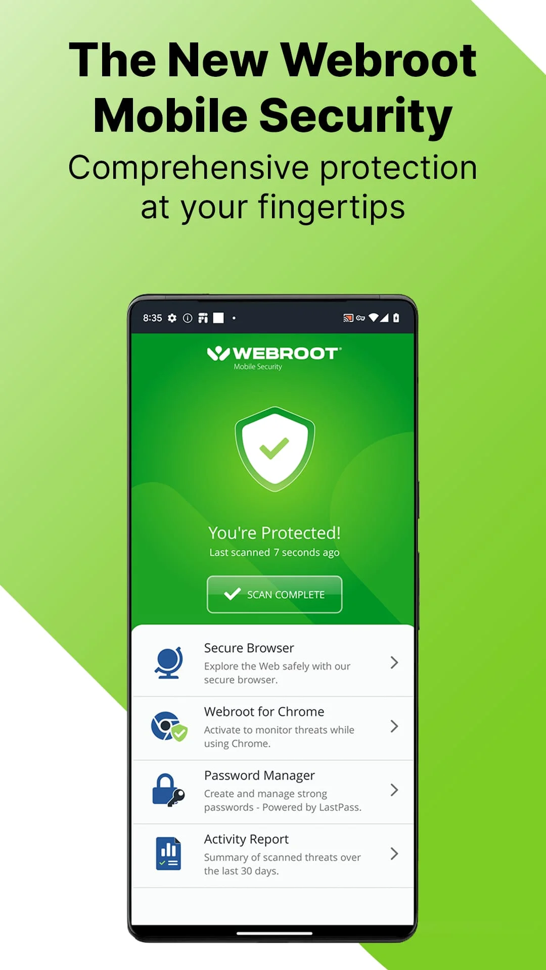 Webroot® Mobile Security Screenshot 1