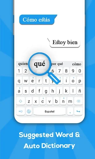 Spanish keyboard Screenshot 3