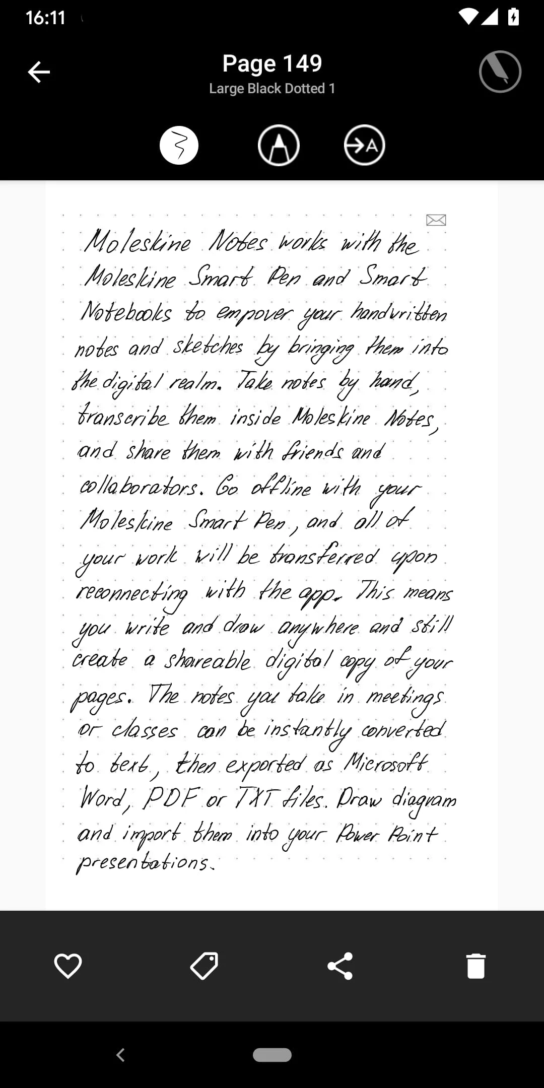 Moleskine Notes Screenshot 4