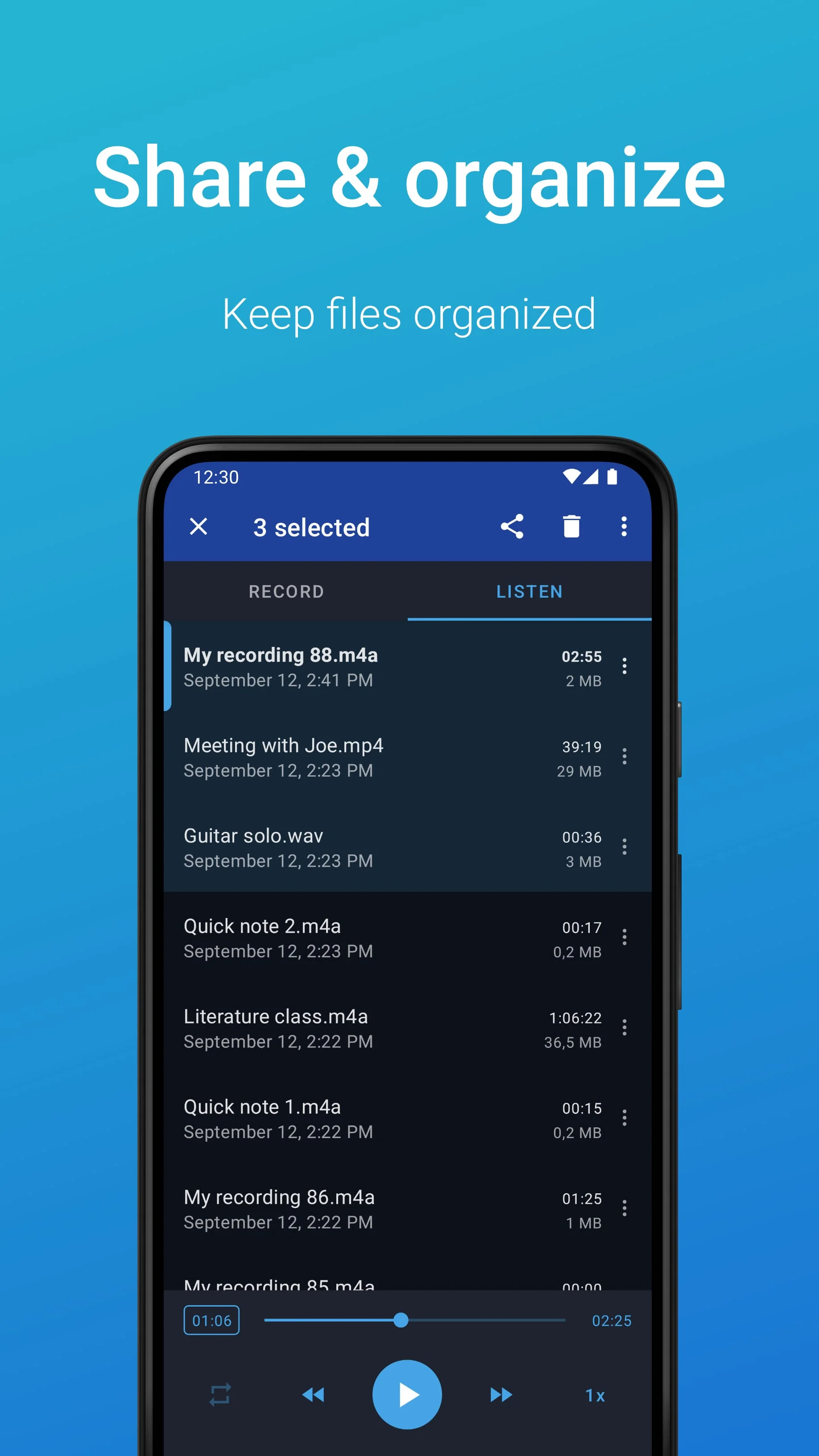 Easy Voice Recorder Screenshot 4
