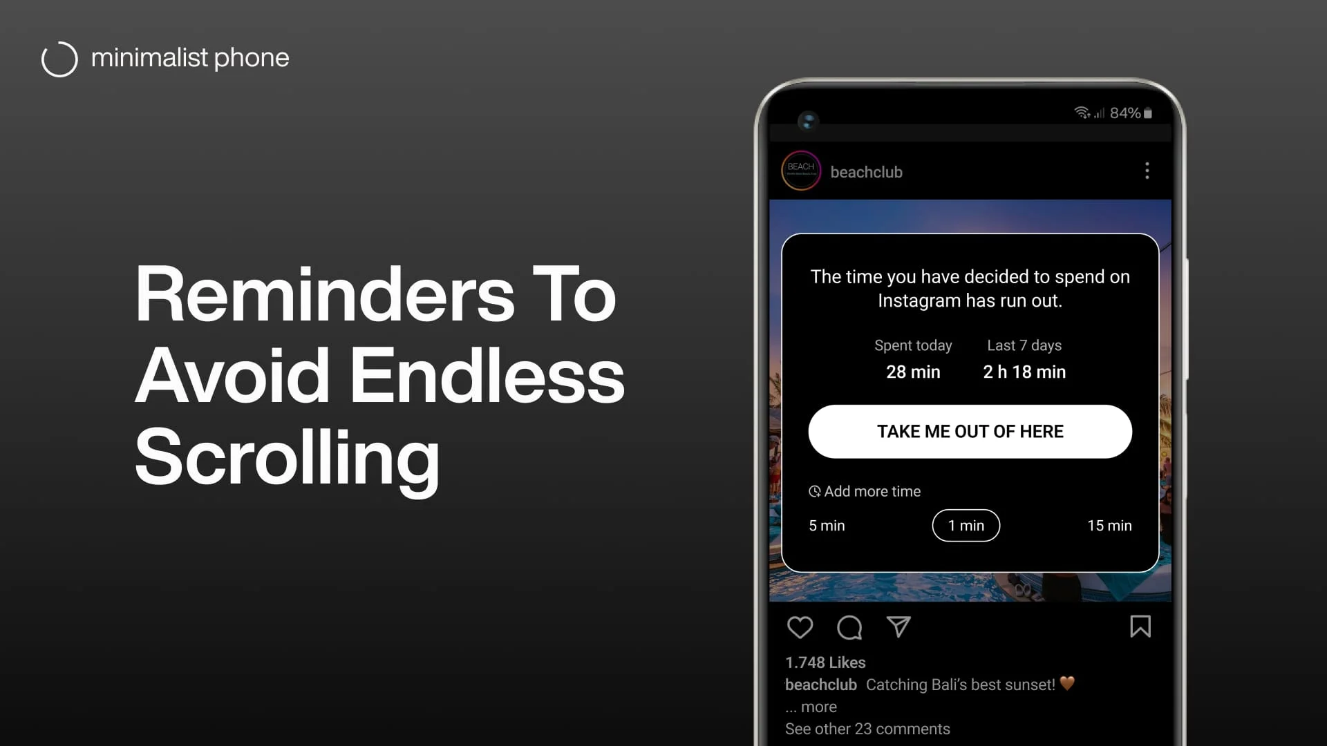 minimalist phone: Screen Time Screenshot 3