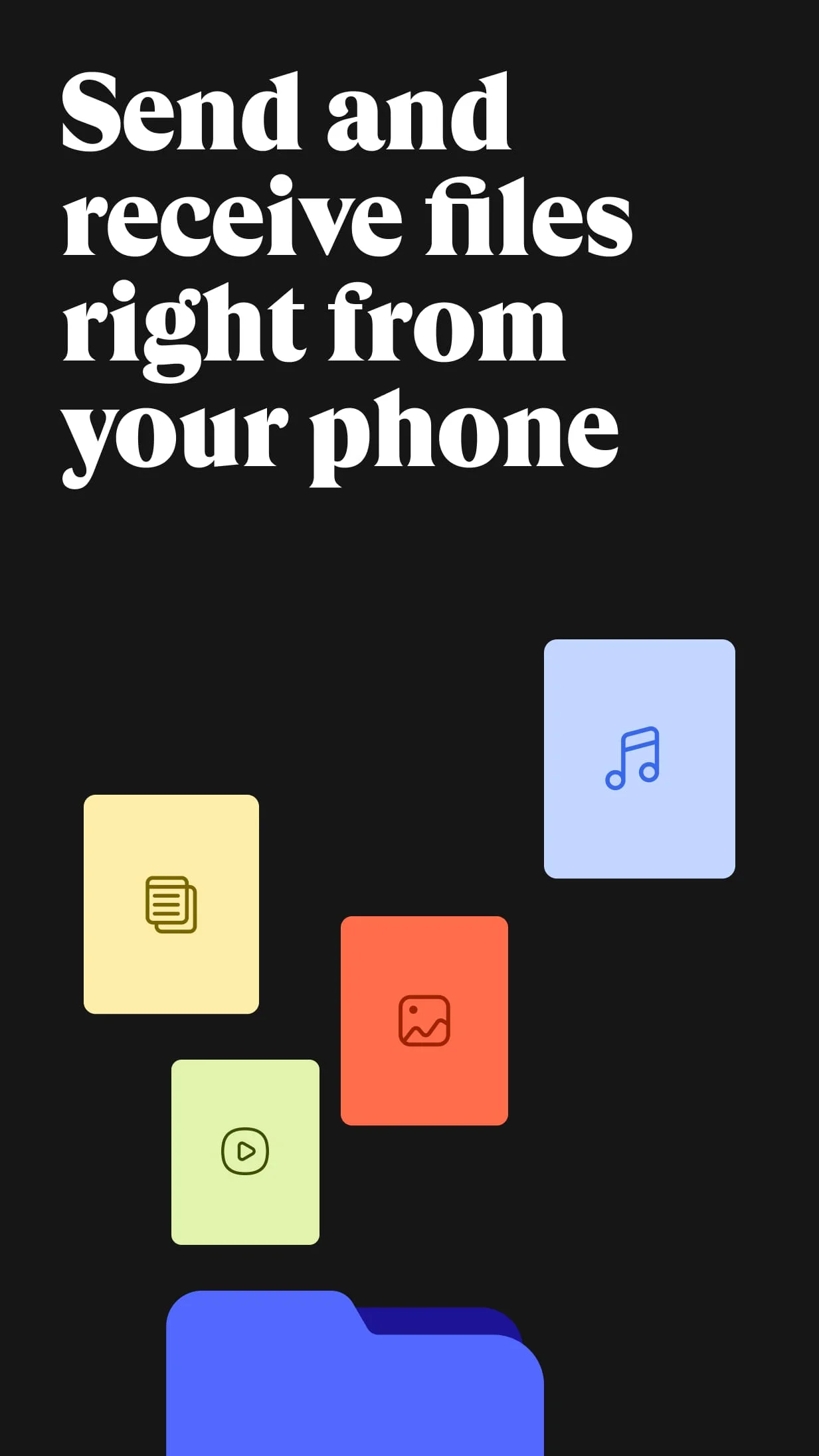 WeTransfer : File Transfer Screenshot 1