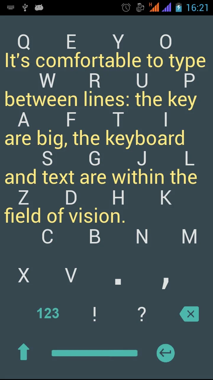 1C Big Keyboard Screenshot 2