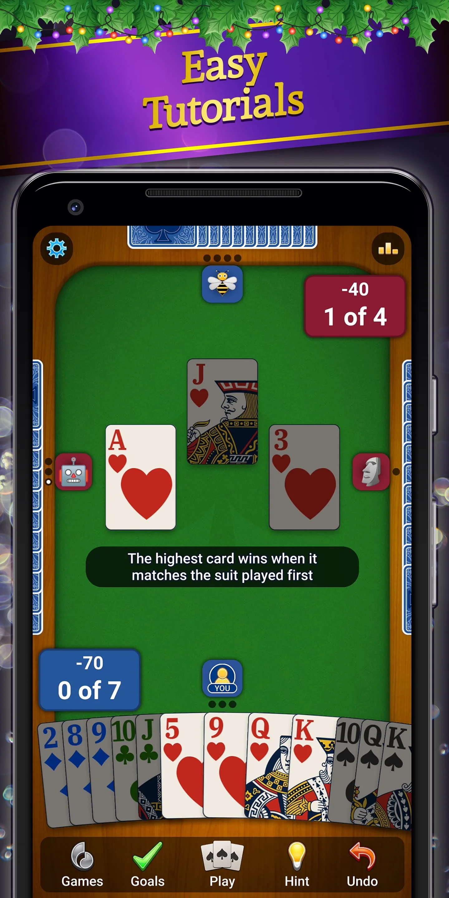 Spades: Classic Card Games Screenshot 2