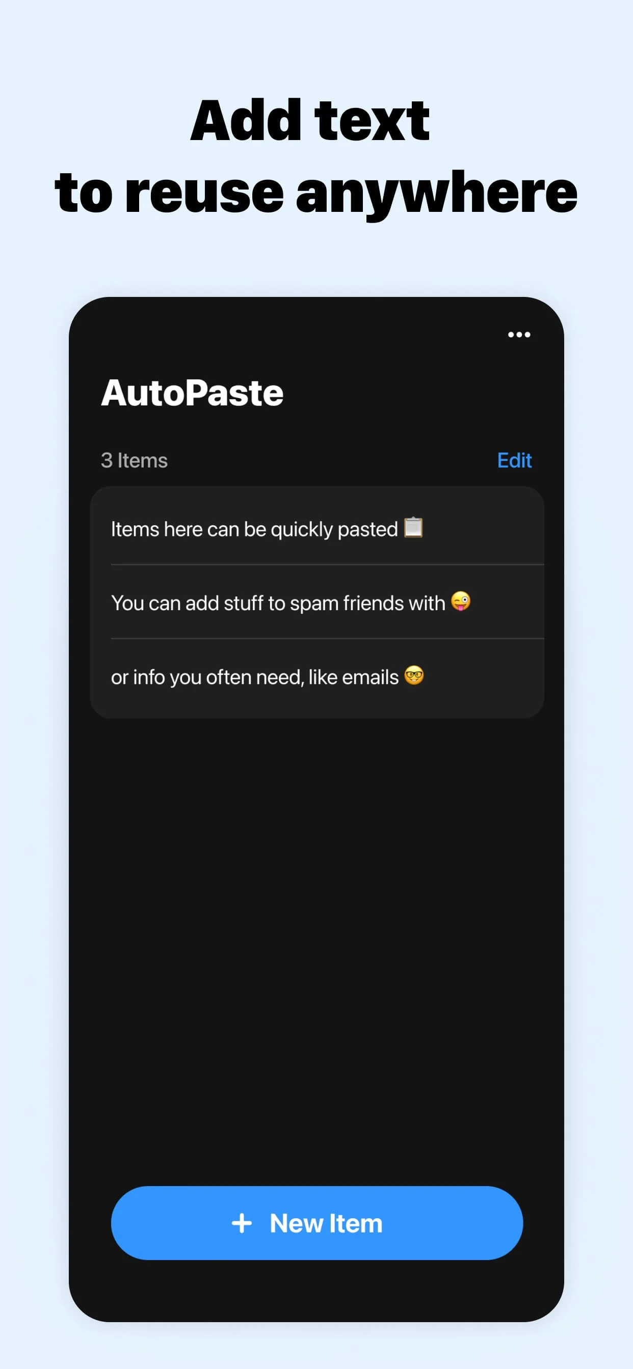 AutoPaste Copy Paste Keyboard Screenshot 3