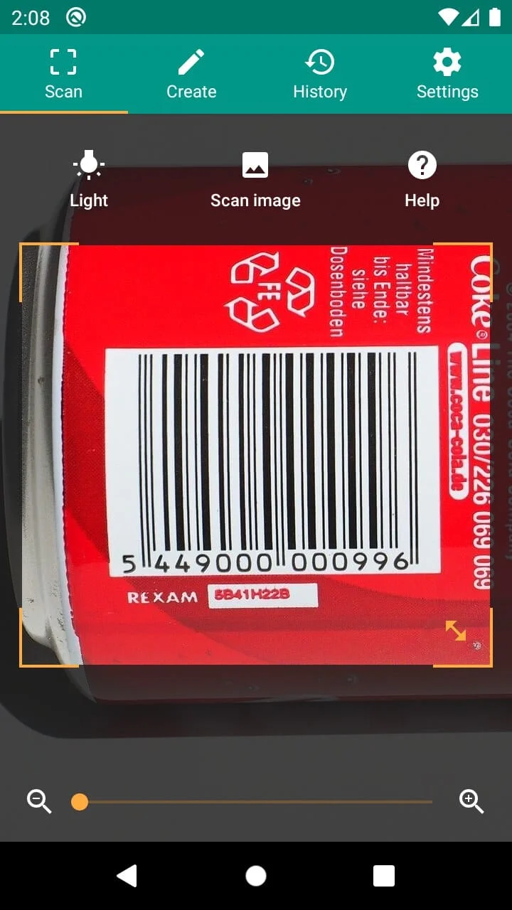 QR & Barcode Reader Screenshot 2