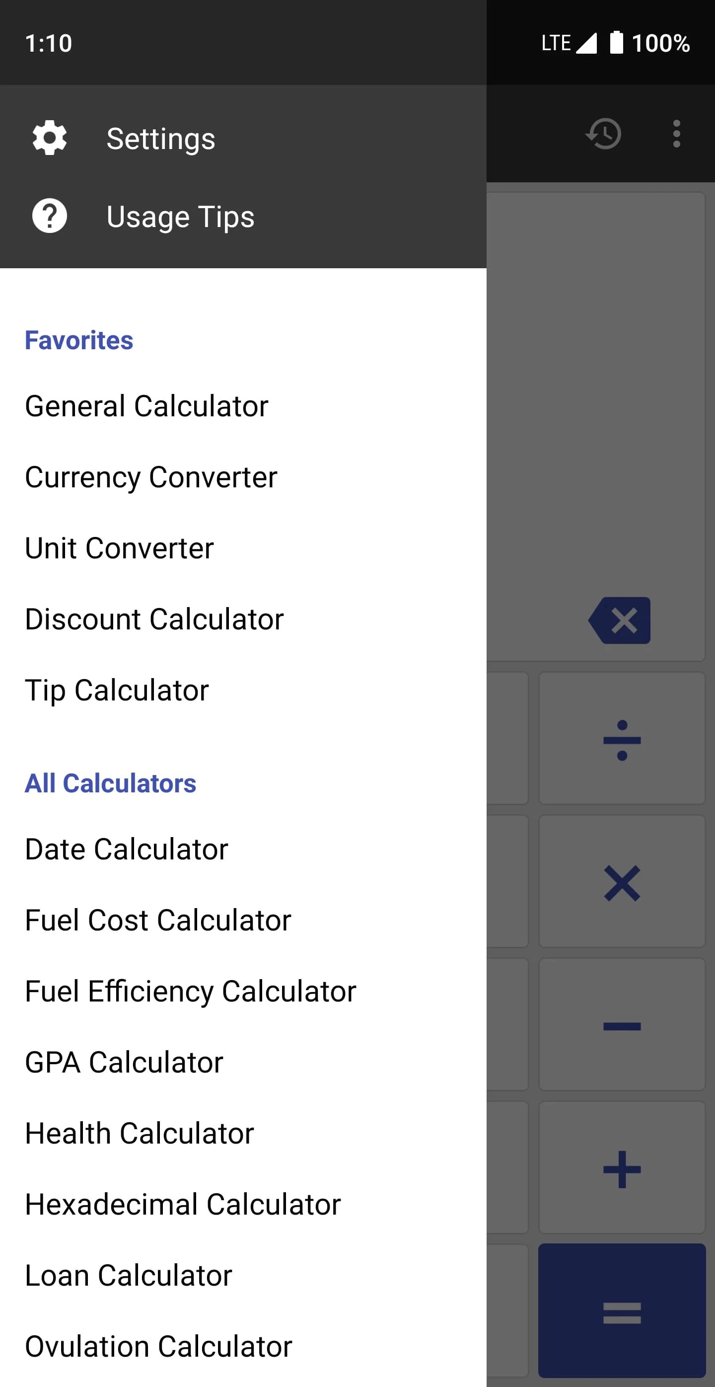 ClevCalc - Calculator Screenshot 1