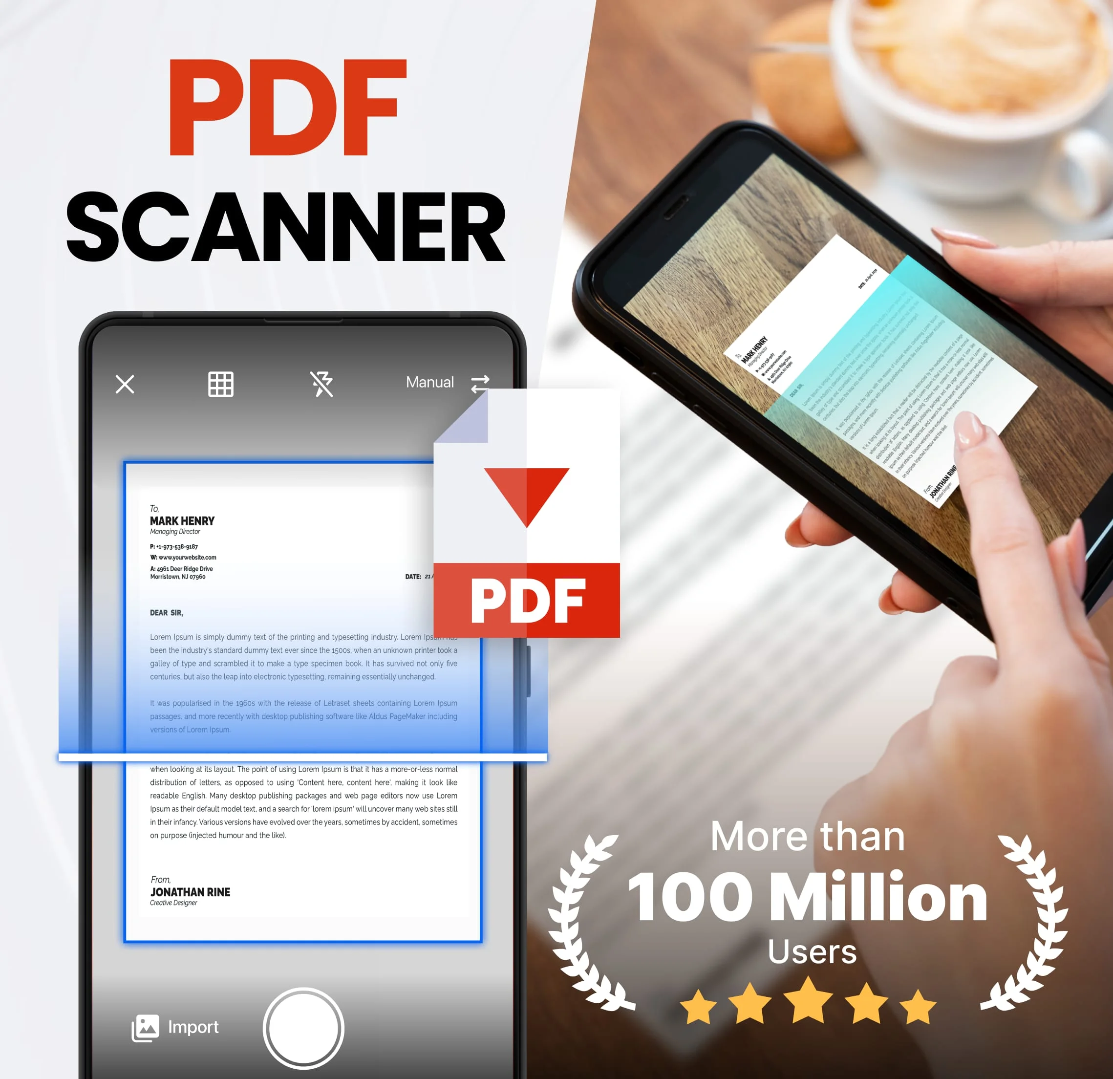 PDF Scanner app - TapScanner Screenshot 1