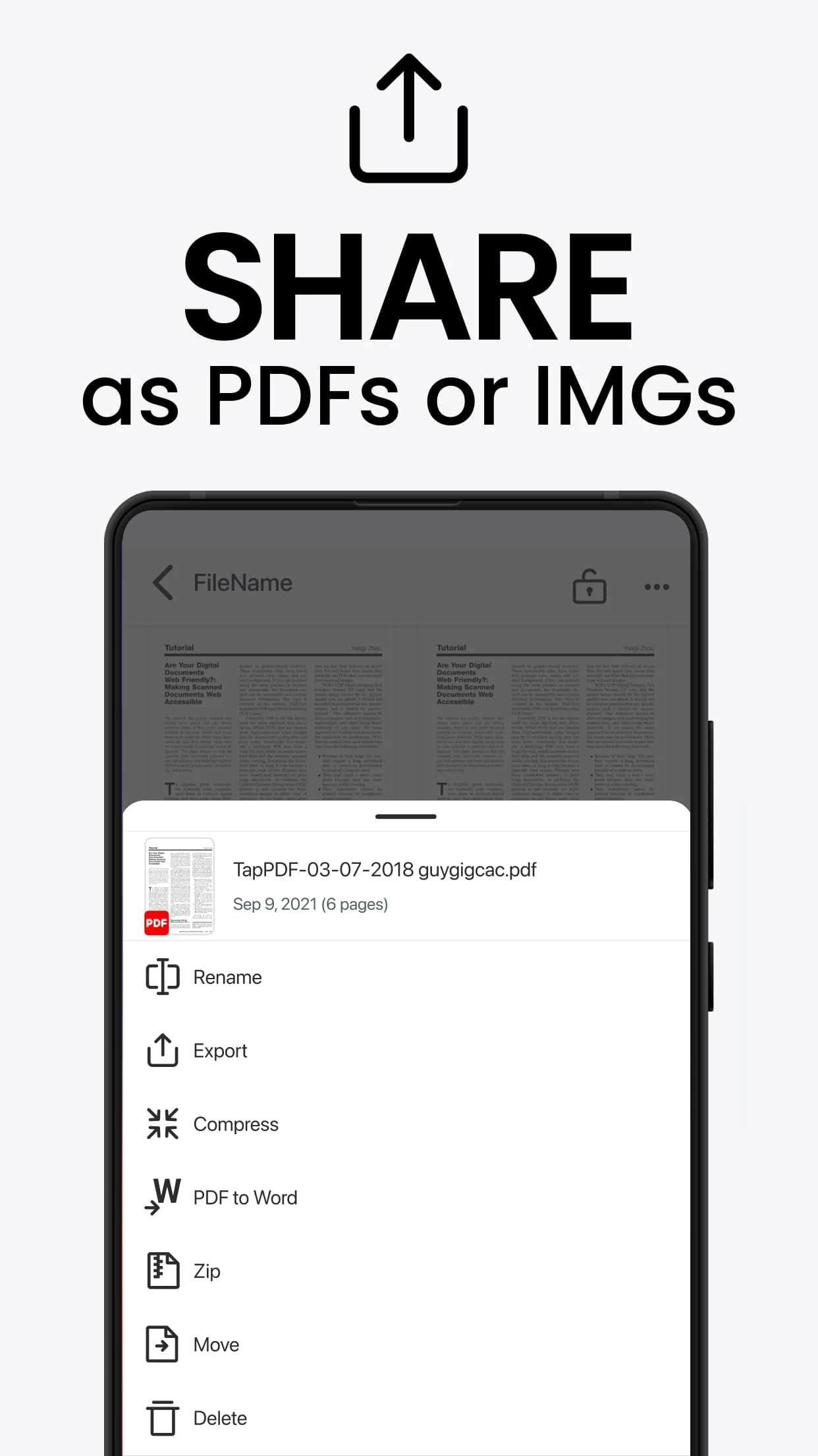 PDF Scanner app - TapScanner Screenshot 4