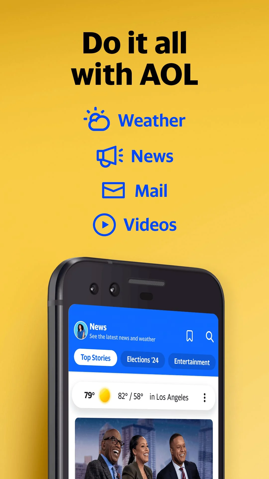 AOL: Email News Weather Video Screenshot 2