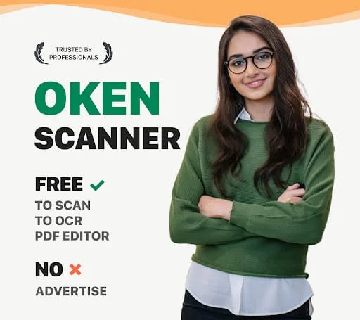 OKEN - camscanner, pdf scanner Screenshot 1
