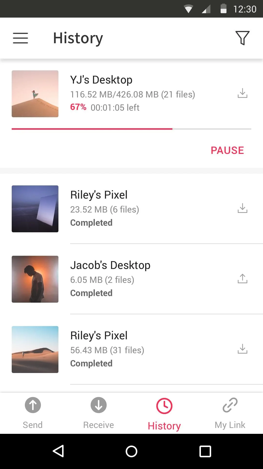 Send Anywhere (File Transfer) Screenshot 4