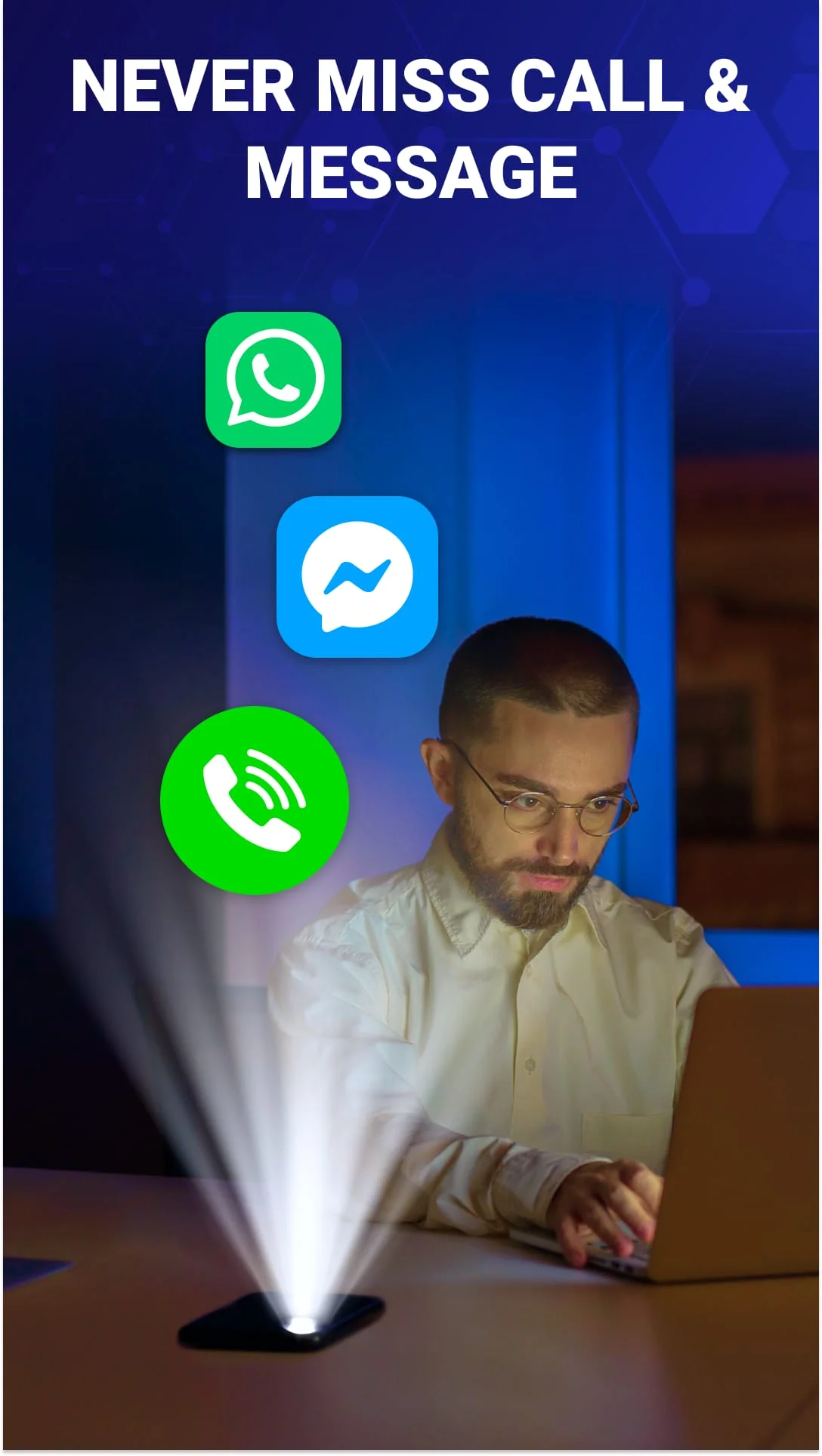 Flash Alert & Led Flashlight Screenshot 2