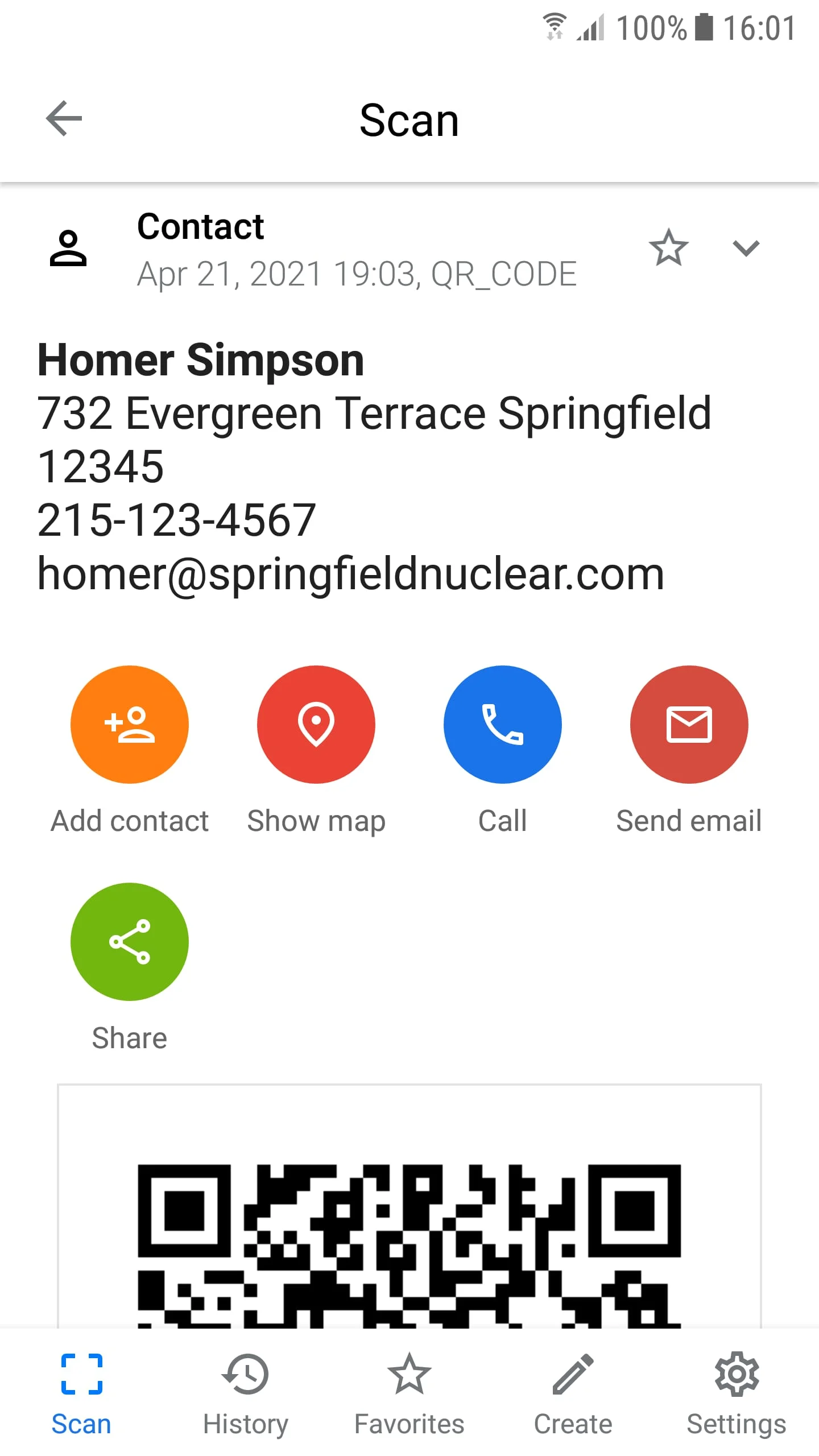 QR & Barcode Reader Screenshot 3