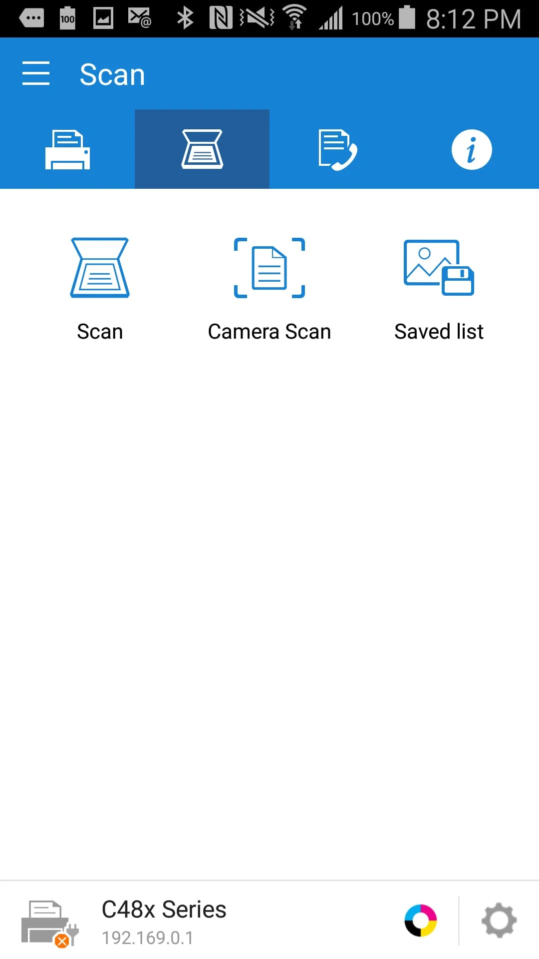 Samsung Mobile Print Screenshot 2